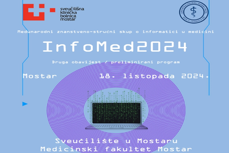 Prvi znanstveno-stručni simpozij 'InfoMed 2024' 18. listopada u Mostaru